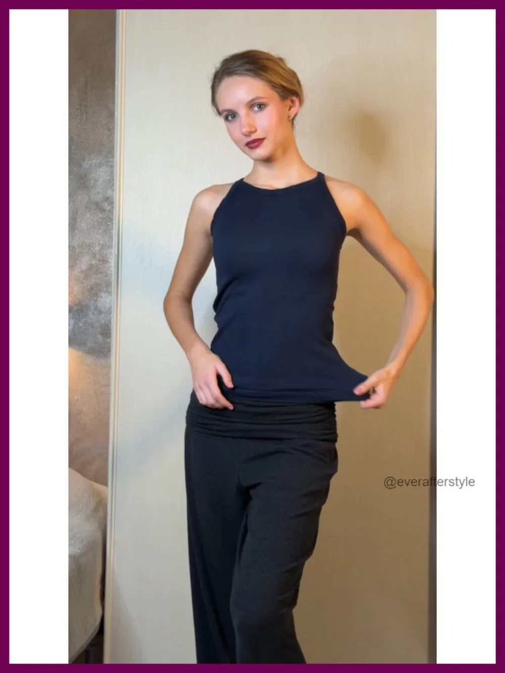 Ribbed Racerback Tank Top with Built In Bra Seamless Athletic Top